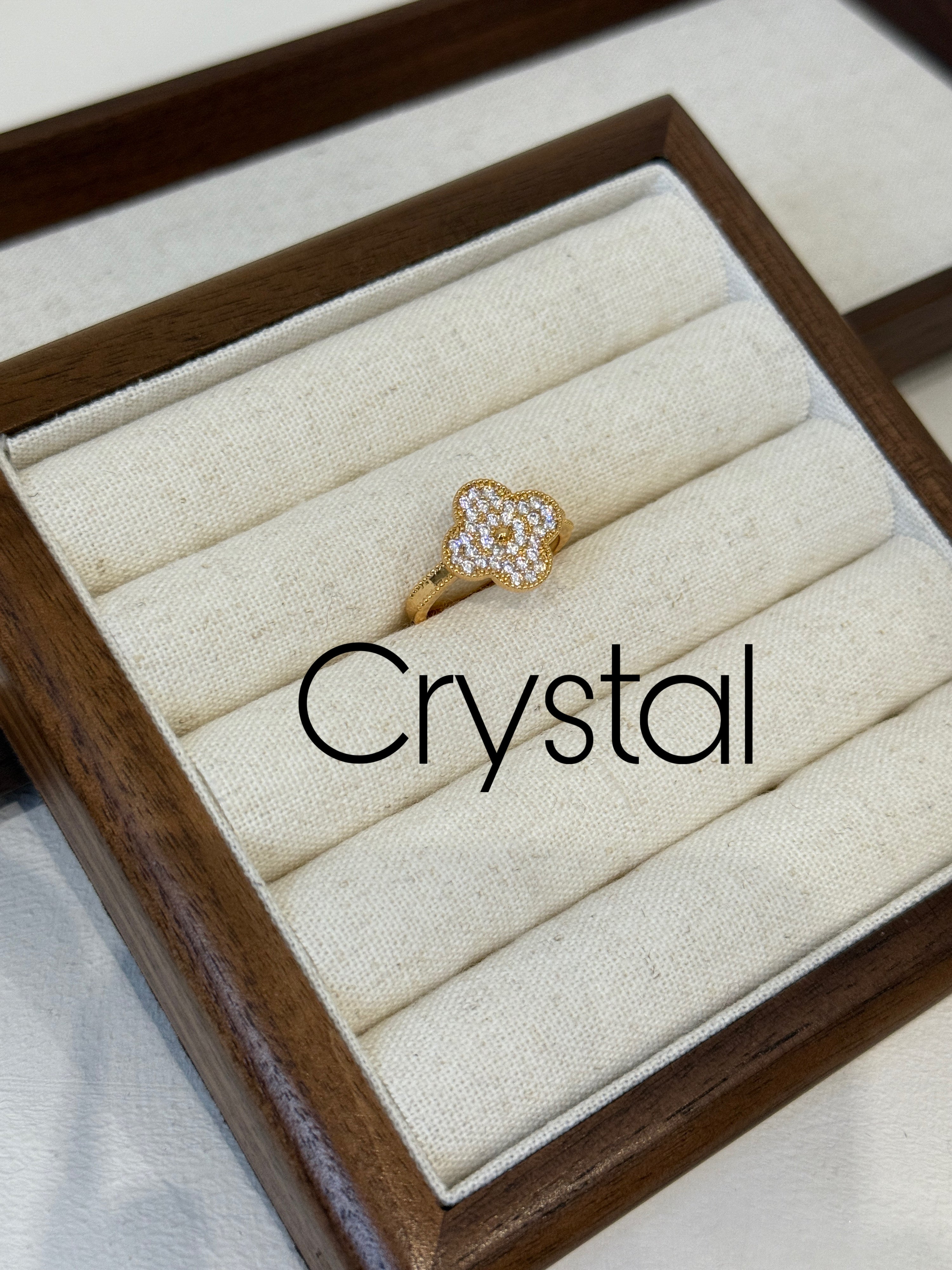 Flower Ring – 18ct Gold Plated, Tarnish-Free & Waterproof