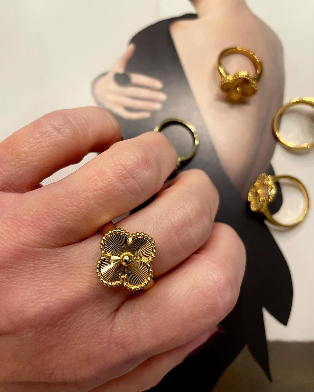 Premium
 Clover Ring - Premium Quality