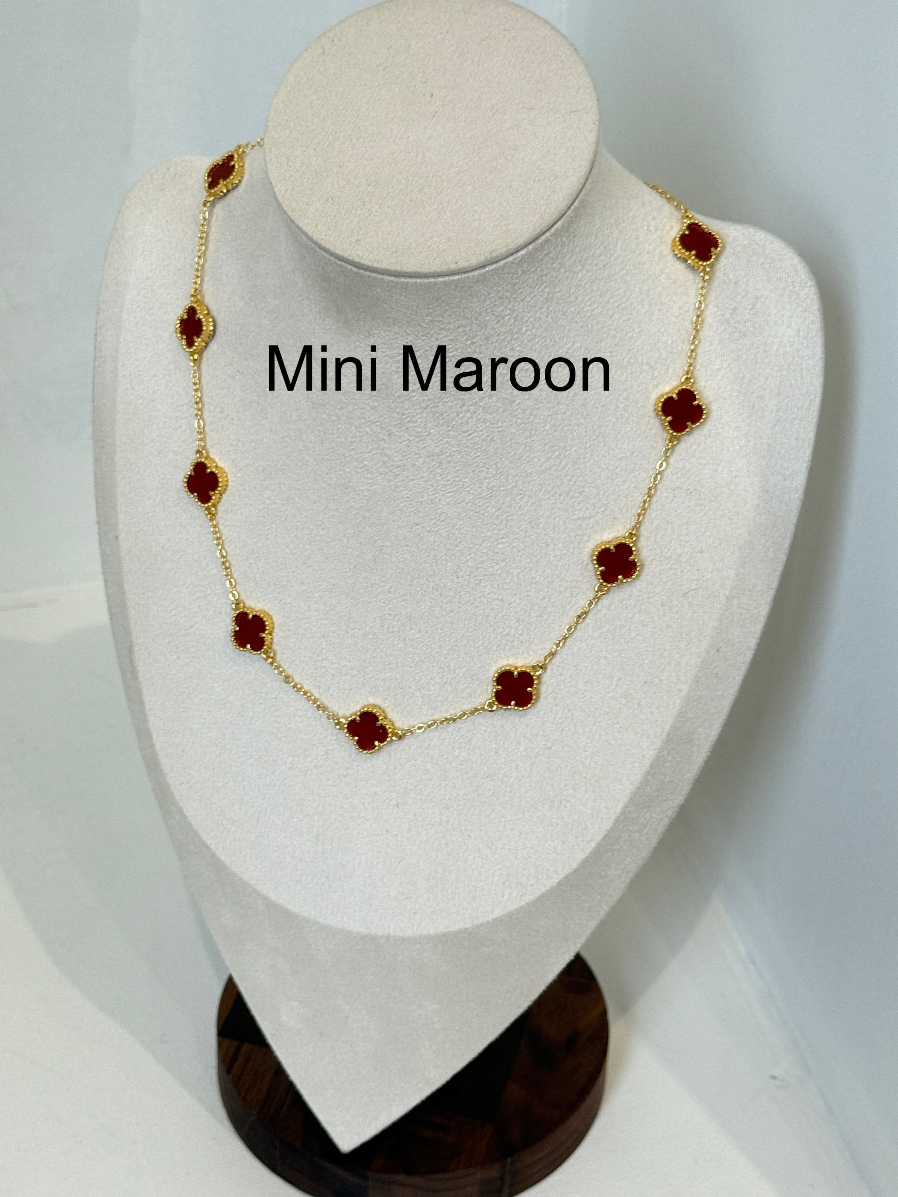 Flower Necklace – 18ct Gold Plated, Tarnish free and waterproof