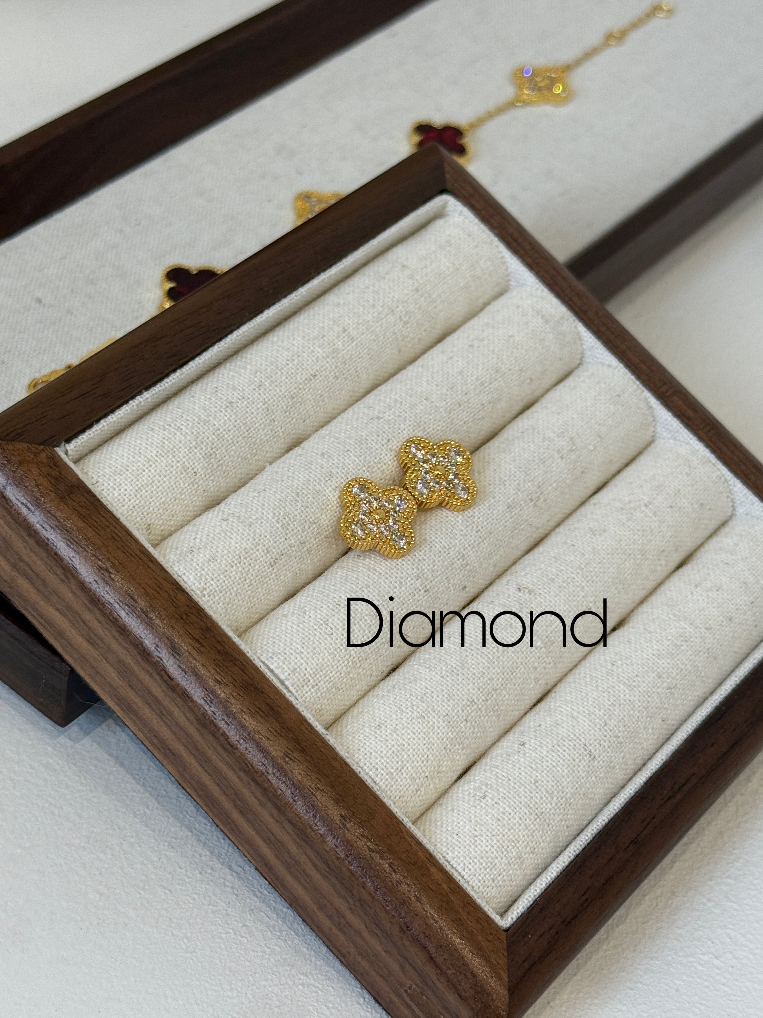 Flower Earrings – 18ct Gold Plated, Tarnish-Free & Waterproof