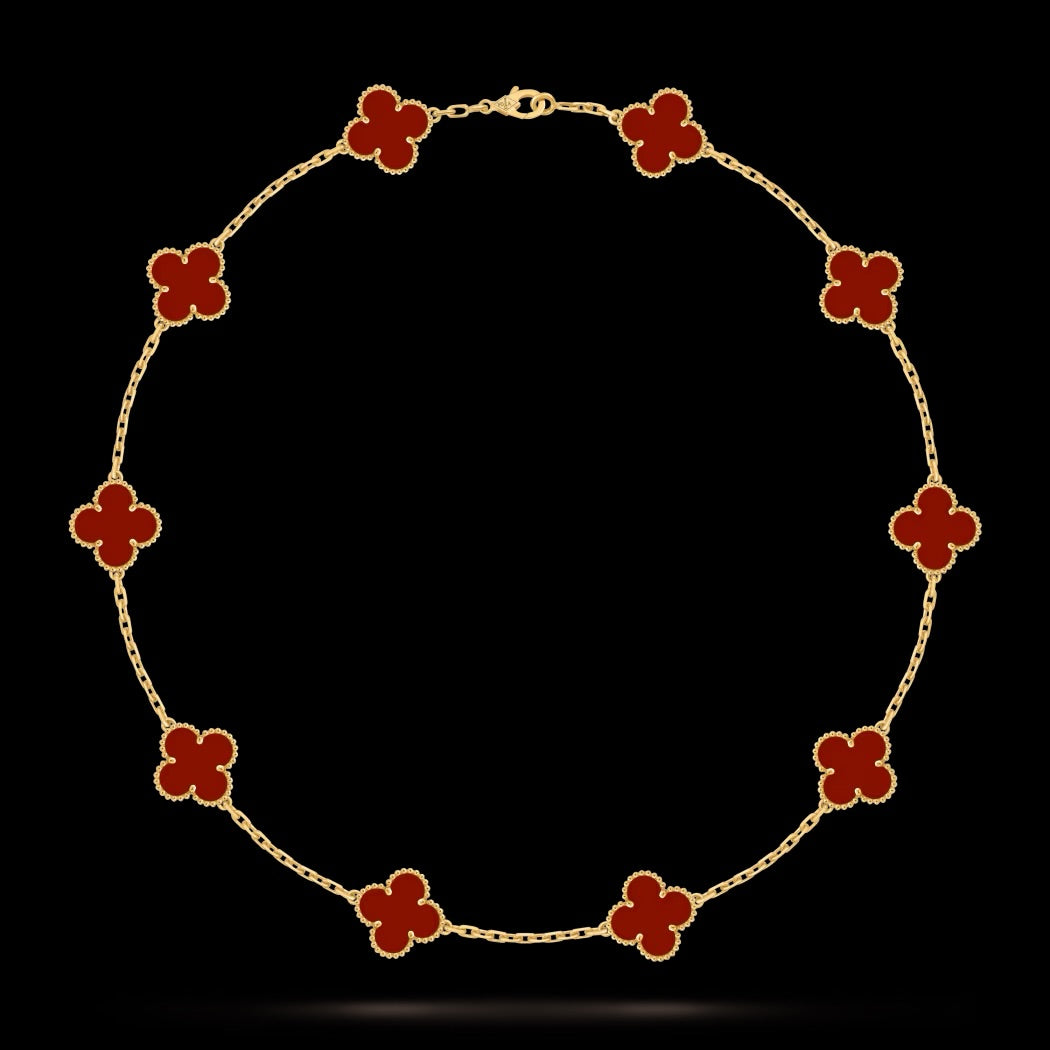Premium Clover Necklace 10 flowers