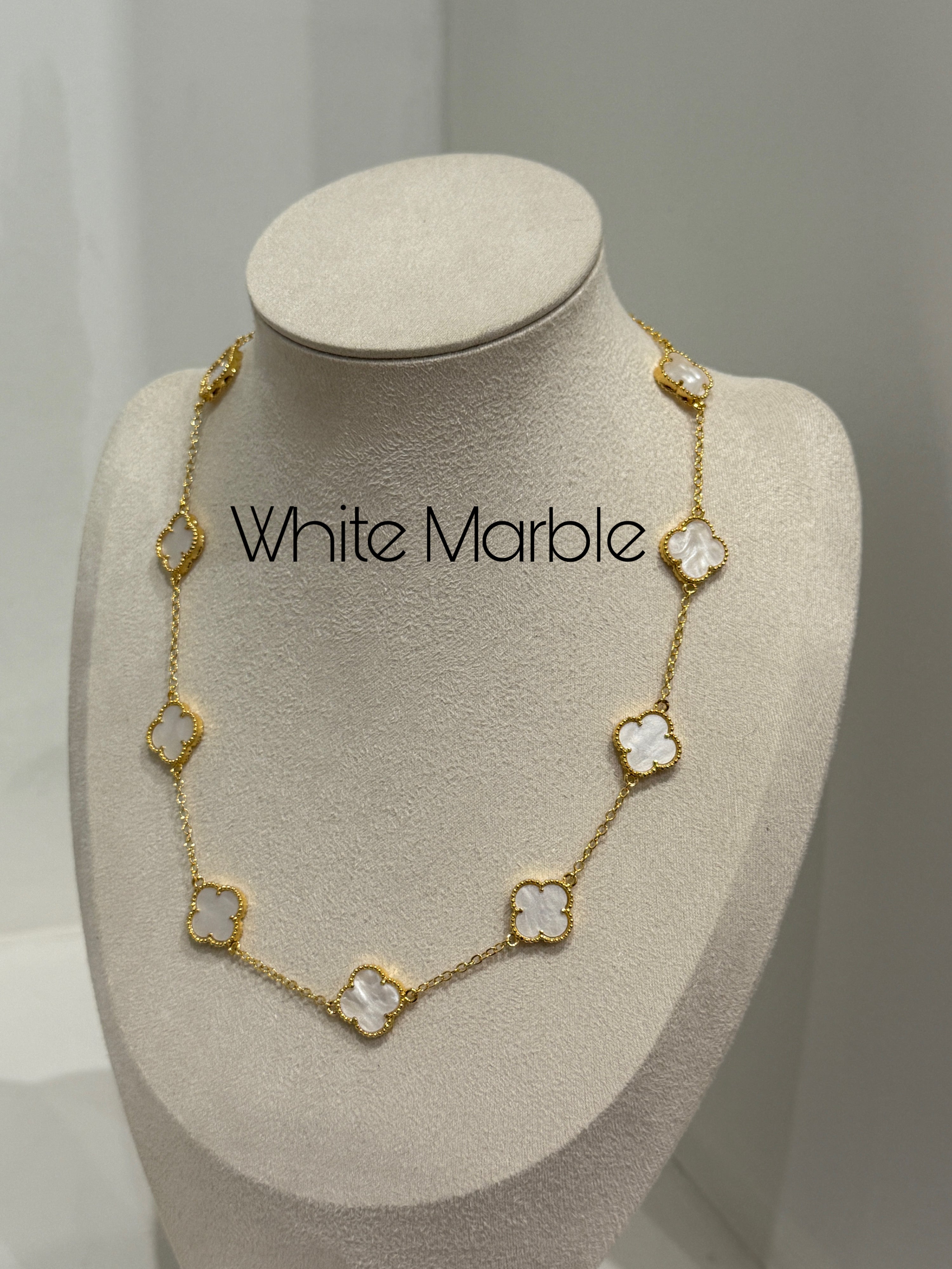 Flower Necklace – 18ct Gold Plated, Tarnish free and waterproof