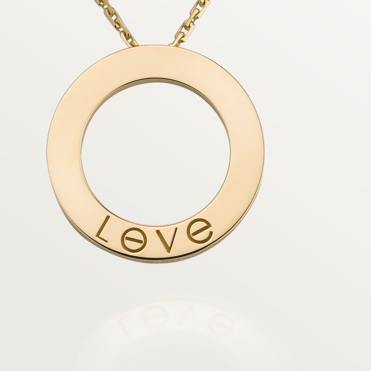Premium Love O Gold Necklace