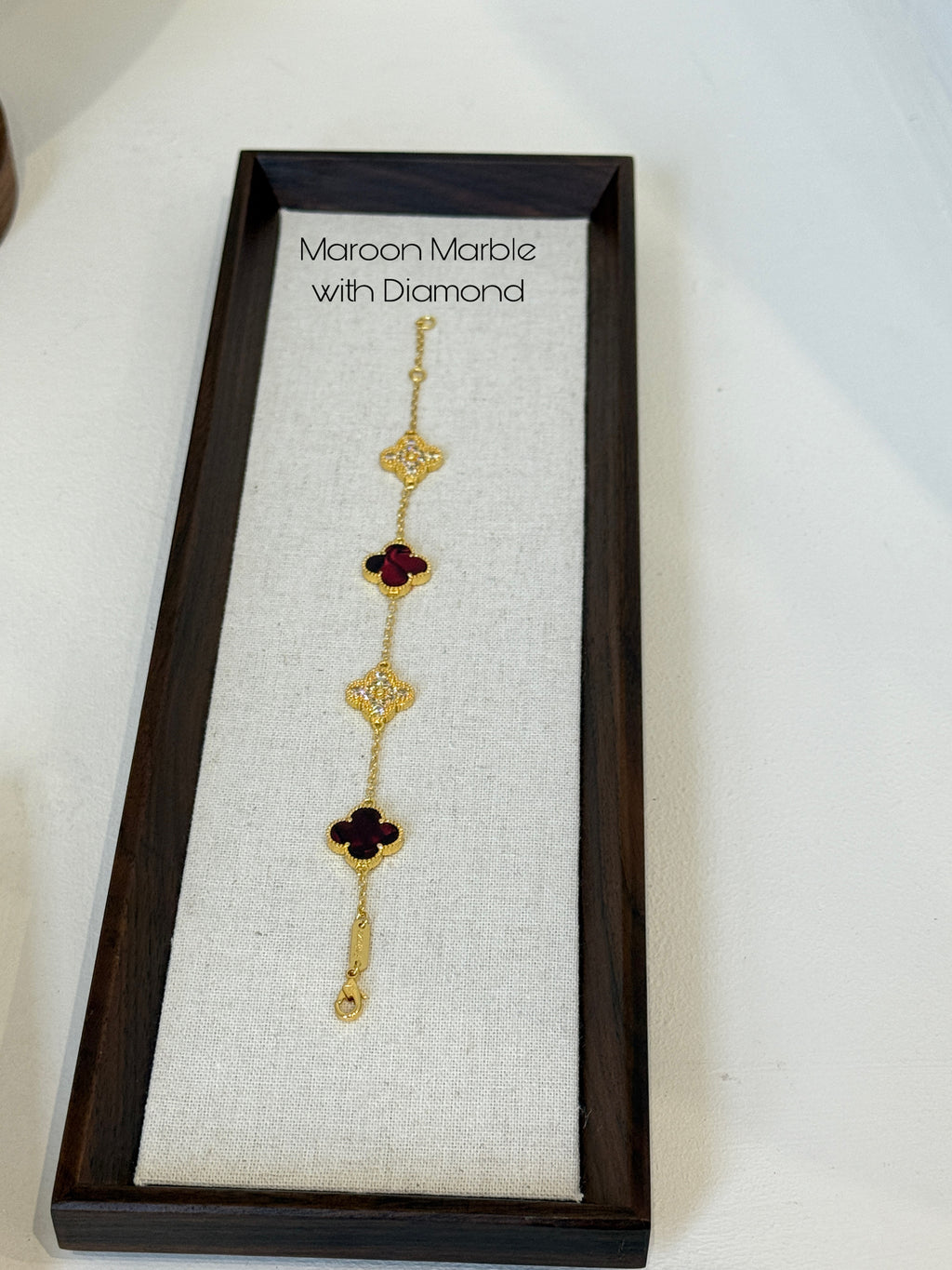 Flower Bracelet – 18ct Gold Plated, Tarnish-Free & Waterproof