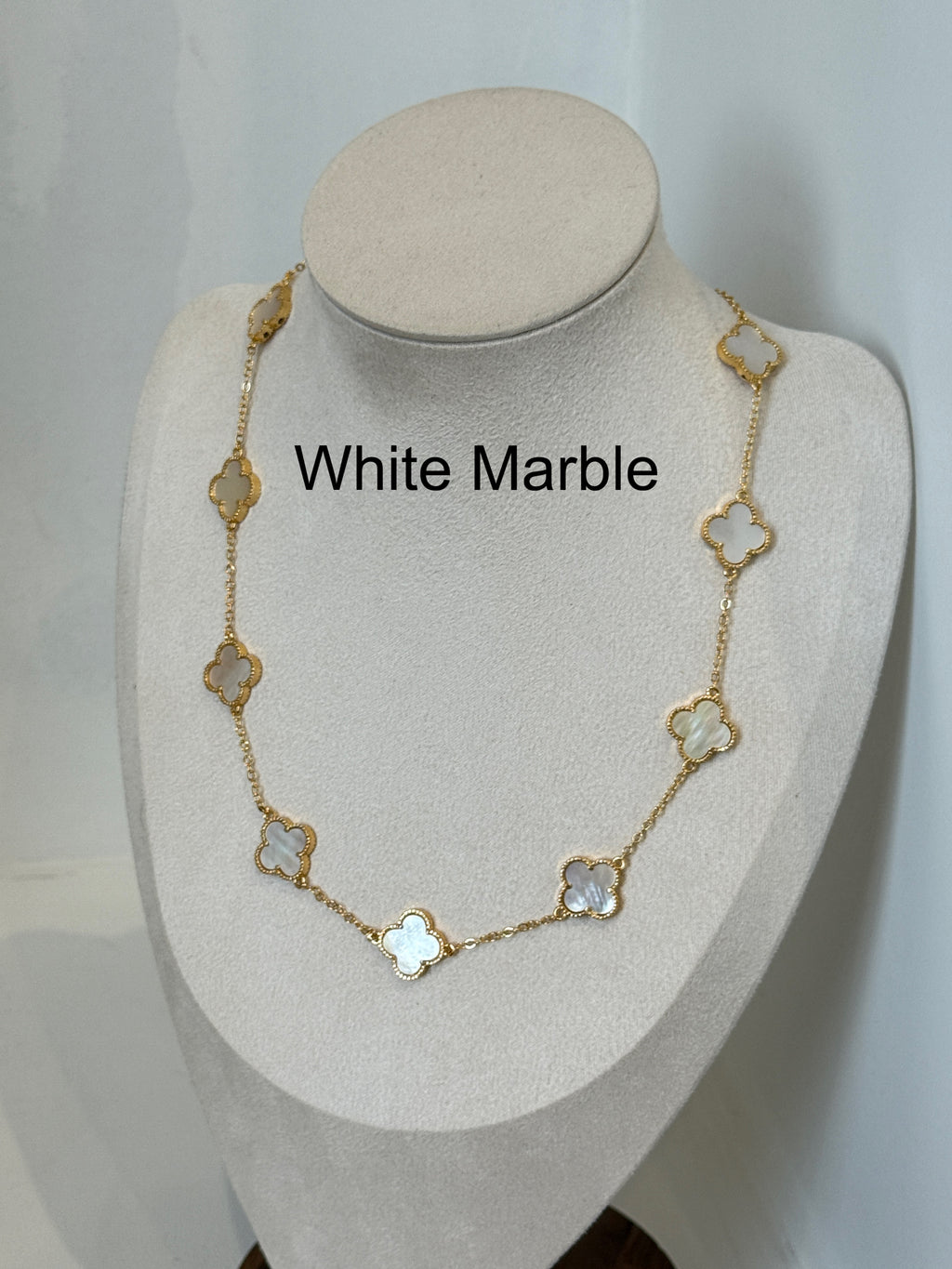 Flower Necklace – 18ct Gold Plated, Tarnish free and waterproof