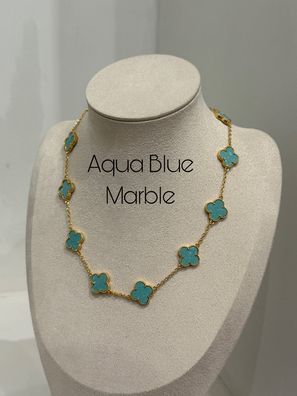 Flower Necklace – 18ct Gold Plated, Tarnish free and waterproof