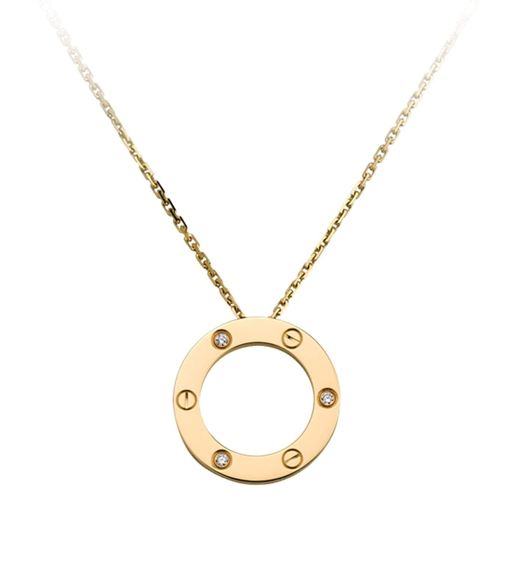 Premium Love O Gold Necklace