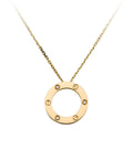Premium Love O Gold Necklace
