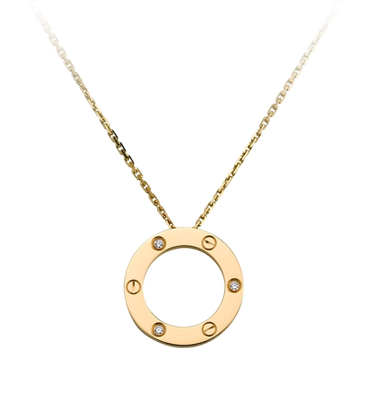Premium Love O Gold Necklace