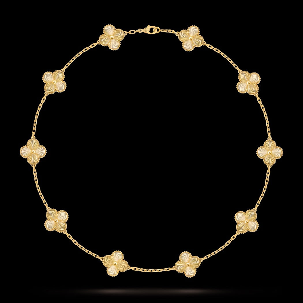 Premium Clover Necklace 10 flowers