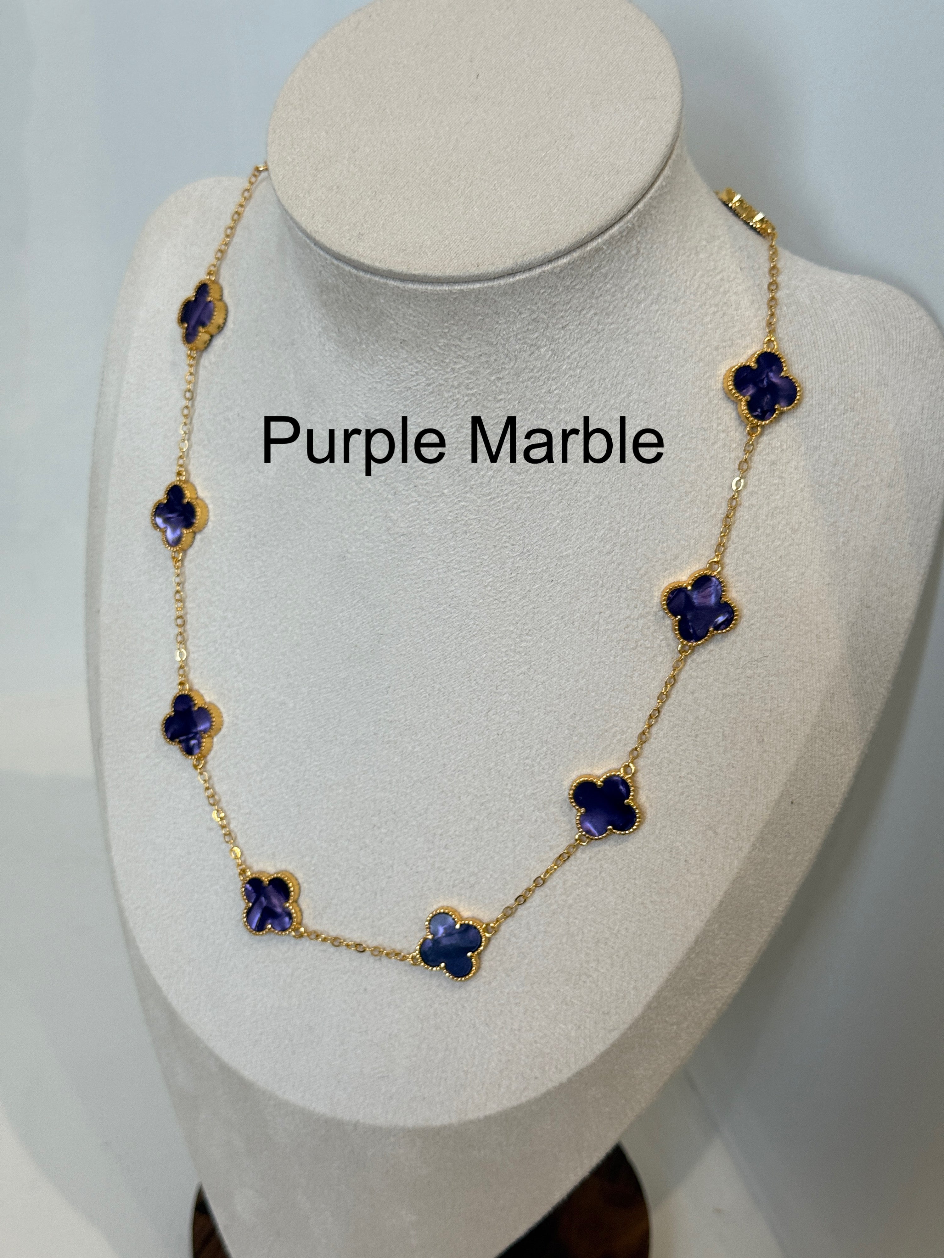 Flower Necklace – 18ct Gold Plated, Tarnish free and waterproof