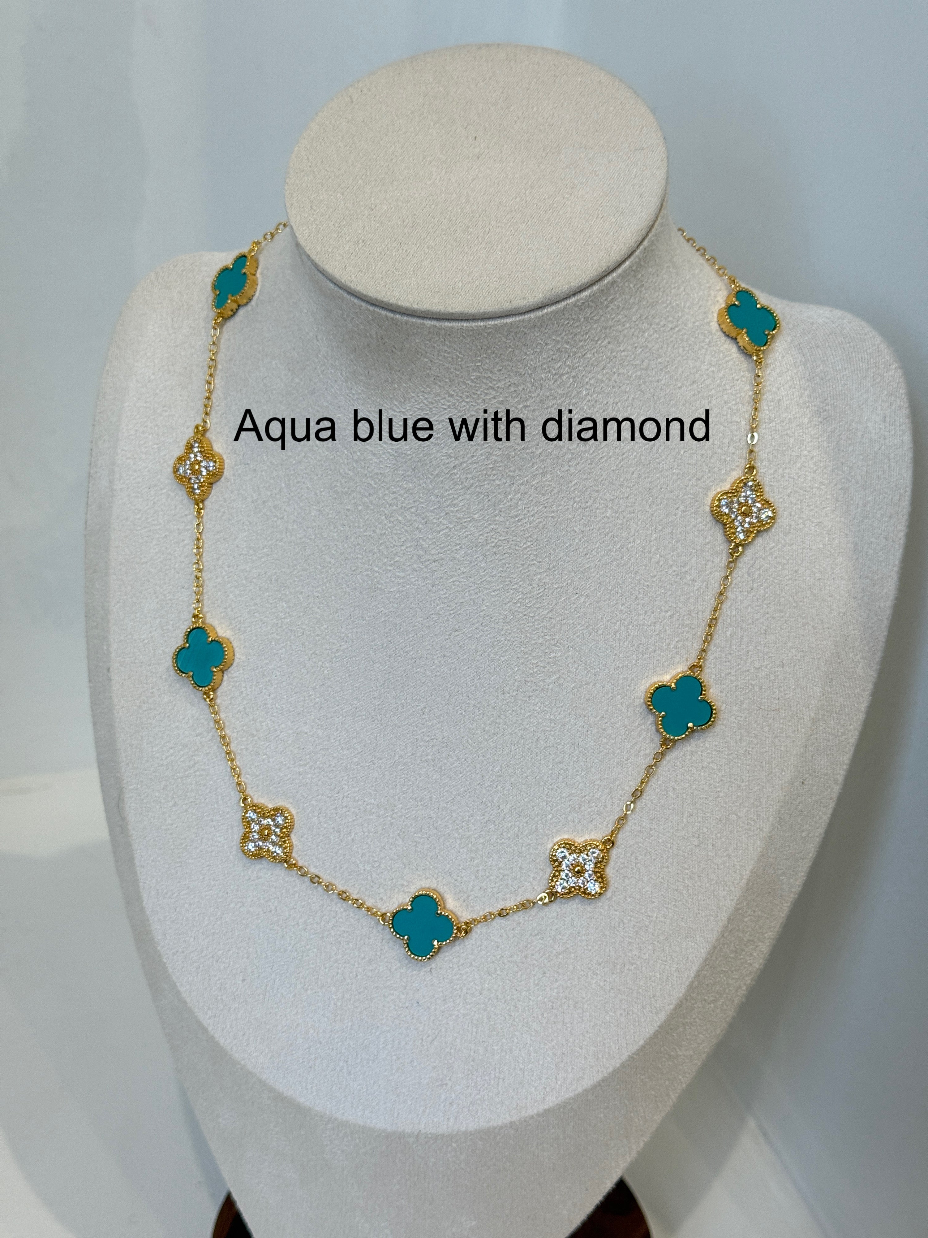 Flower Necklace – 18ct Gold Plated, Tarnish free and waterproof