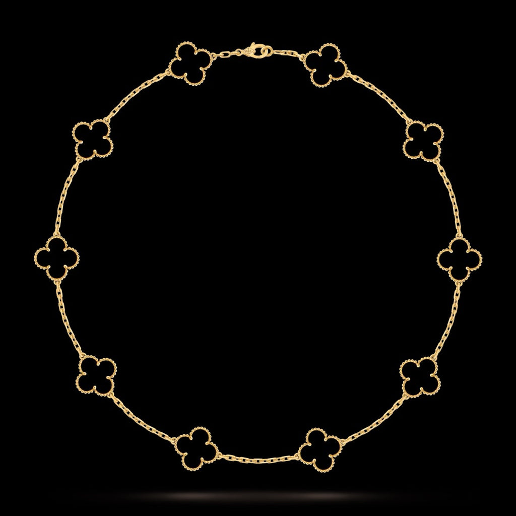 Premium Clover Necklace 10 flowers