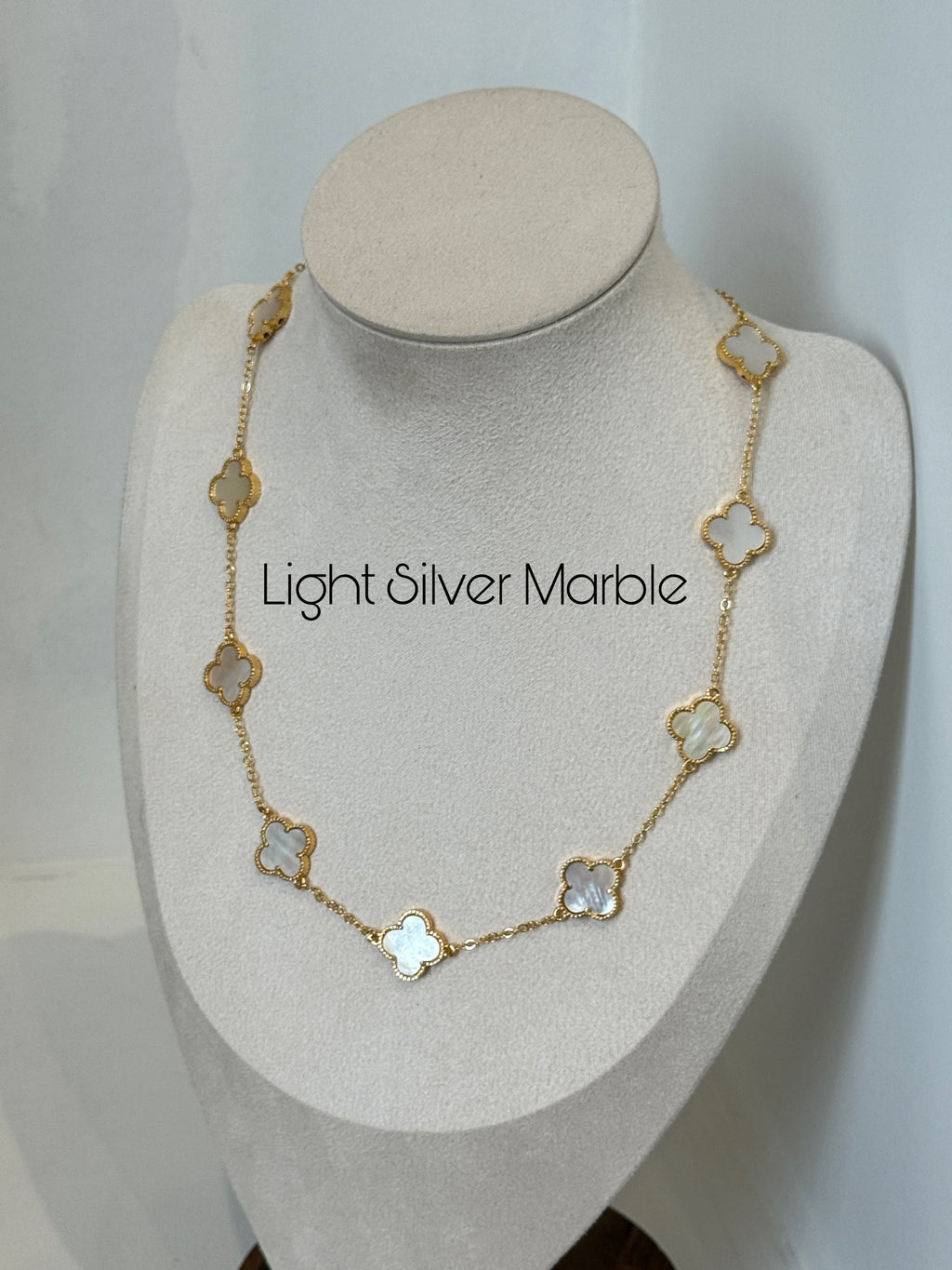 Flower Necklace – 18ct Gold Plated, Tarnish free and waterproof
