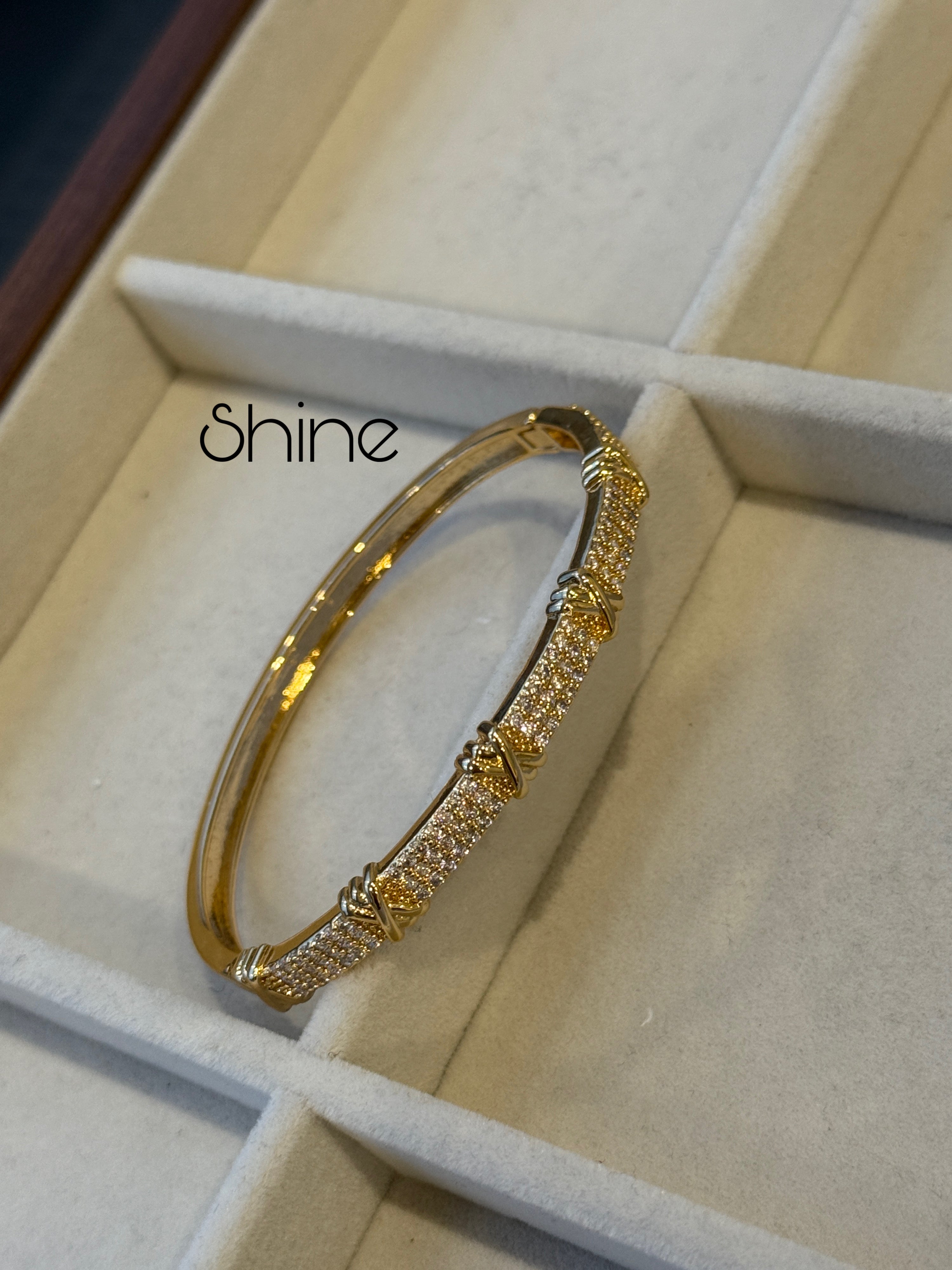 Bangle Collection- 18ct Gold plated, Tarnish free and waterproof