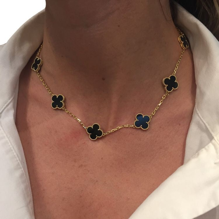 Premium Clover Necklace 10 flowers
